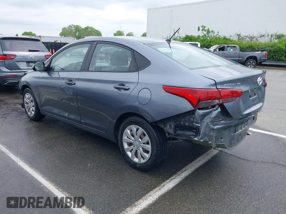 2020 Hyundai Accent SE with VIN 3KPC24A63LE109808, listed as a IAAI auction lot 41979487 with 101,806 mi miles. Bid and sale history available at carsss.com. Image 3.