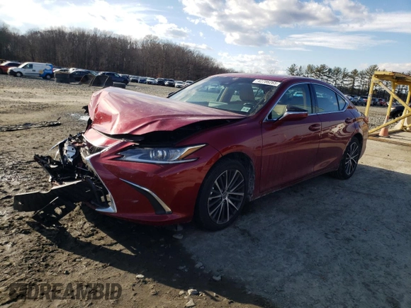 2024 Lexus ES with VIN 58ADZ1B14RU164168, listed as a Copart auction lot 42786265 with 8,627 mi miles and Salvage Title. Bid and sale history available at carsss.com. Image 1.