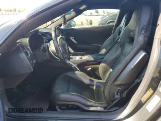 2018 Chevrolet Corvette Z06 2LZ with VIN 1G1YS2D61J5602328, listed as a Copart auction lot 57045475 with 71,441 mi miles and Salvage title. Bid and sale history available at DreamBid. Image 7.
