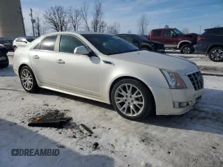 2012 Cadillac CTS Performance with VIN 1G6DL5E37C0119518, listed as a Copart auction lot 43238225 with 102,195 mi miles and Clean title. Bid and sale history available at DreamBid. Image 4.