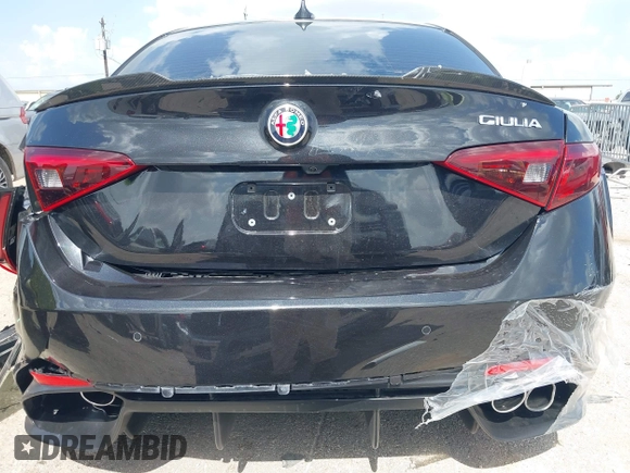 2023 Alfa Romeo Giulia Quadrifoglio with VIN ZARFAMEV9P7674979, listed as a IAAI auction lot 42514383 with 19,226 mi miles and . Bid and sale history available at DreamBid. Image 13.