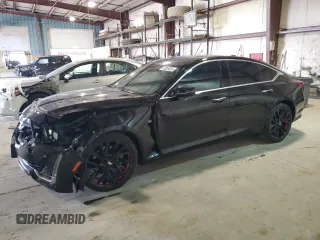 2024 Cadillac CT5 Premium Luxury with VIN 1G6DT5RW9R0123213, listed as a Copart auction lot 54809035 with 17,713 mi miles and Salvage title. Bid and sale history available at DreamBid. Image 1.