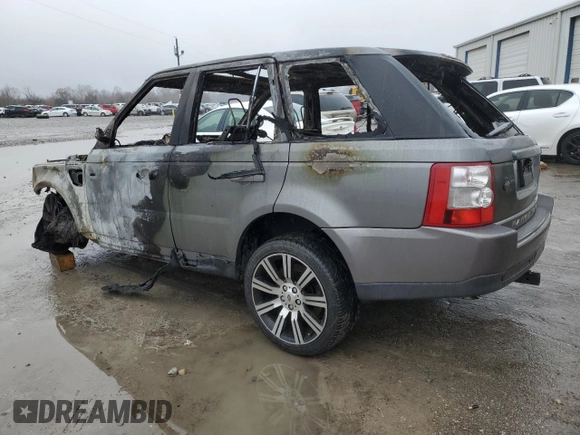 2009 Land Rover Range Rover Sport HSE with VIN SALSF25499A214547, listed as a Copart auction lot 41857865 with Not provided miles and Non repairable. Bid and sale history available at DreamBid. Image 2.
