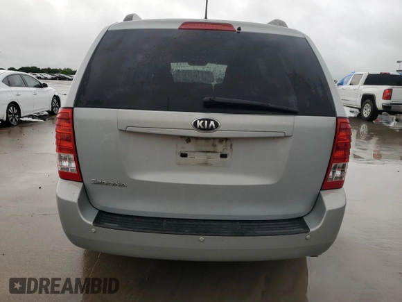 2014 Kia Sedona LX with VIN KNDMG4C73E6581348, listed as a Copart auction lot 54724885 with 117,670 mi miles and Salvage Title. Bid and sale history available at DreamBid. Image 6.