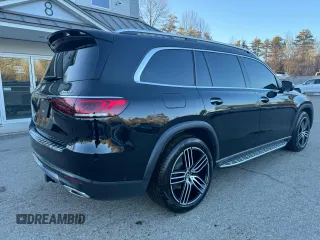2020 Mercedes-Benz GLS 450 with VIN 4JGFF5KE3LA261115, listed as a Copart auction lot 43869084 with 64,682 mi miles and . Bid and sale history available at DreamBid. Image 4.