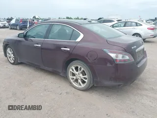2014 Nissan Maxima SV with VIN 1N4AA5AP5EC440821, listed as a IAAI auction lot 42648631 with 133,204 mi miles and . Bid and sale history available at DreamBid. Image 3.