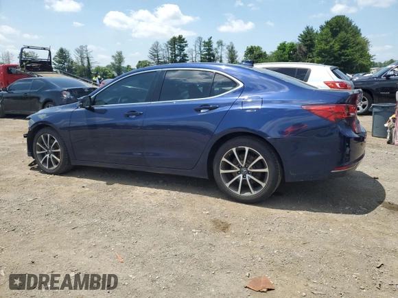 2015 Acura TLX Technology with VIN 19UUB2F55FA020498, listed as a Copart auction lot 61616285 with 124,970 mi miles and Salvage title. Bid and sale history available at DreamBid. Image 2.