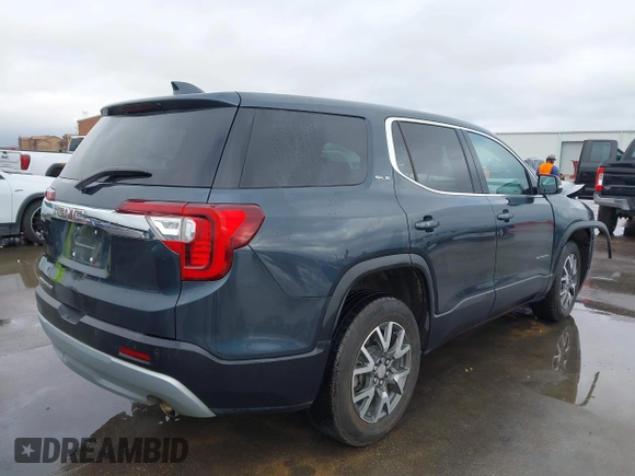 2020 GMC Acadia SLE with VIN 1GKKNKLA2LZ172190, listed as a IAAI auction lot 41113933 with 96,761 mi miles and . Bid and sale history available at carsss.com. Image 4.
