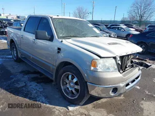 2007 Ford F-150 XLT with VIN 1FTPW12V17FB29125, listed as a IAAI auction lot 41413276 with 163,343 mi miles. Bid and sale history available at carsss.com. Image 1.