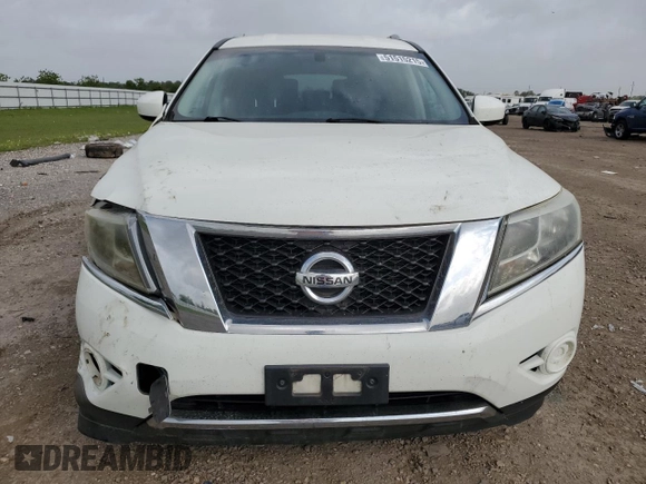 2015 Nissan Pathfinder S с VIN 5N1AR2MN4FC710209, выставлен на аукционе Copart как лот 51515215 с пробегом 64 706 миль миль и Списание • Salvage title. История ставок и продаж доступна на DreamBid. Изображение 5.