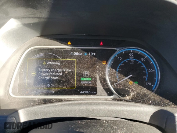2018 Nissan LEAF SL with VIN 1N4AZ1CP4JC308352, listed as a Copart auction lot 89021515 with 44,902 mi miles and Clean Title. Bid and sale history available at DreamBid. Image 9.