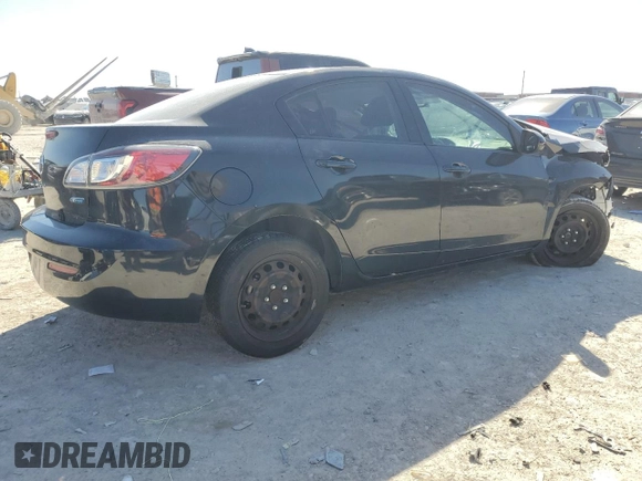 2013 Mazda 3 i Sport with VIN JM1BL1U77D1751321, listed as a Copart auction lot 47284415 with Not Provided miles and Salvage Title. Bid and sale history available at DreamBid. Image 3.
