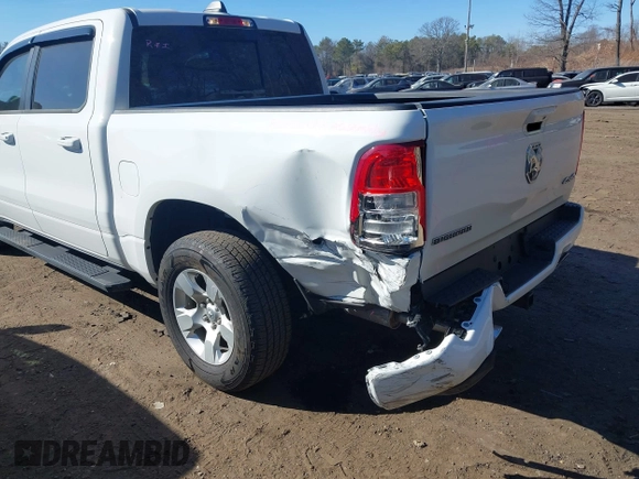 2024 Ram 1500 Big Horn with VIN 1C6SRFFT1RN142853, listed as a IAAI auction lot 41722121 with 16,566 mi miles and . Bid and sale history available at DreamBid. Image 6.