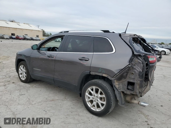 2018 Jeep Cherokee Latitude Plus with VIN 1C4PJLLB4JD590255, listed as a Copart auction lot 41496575 with 74,224 mi miles and Salvage Title. Bid and sale history available at carsss.com. Image 2.