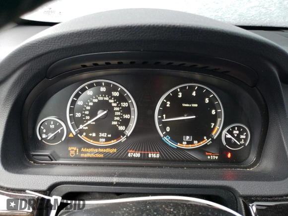 2015 BMW 5 Series with VIN WBA5M6C57FD086068, listed as a Copart auction lot 88761595 with 67,430 mi miles and Clean title. Bid and sale history available at DreamBid. Image 9.