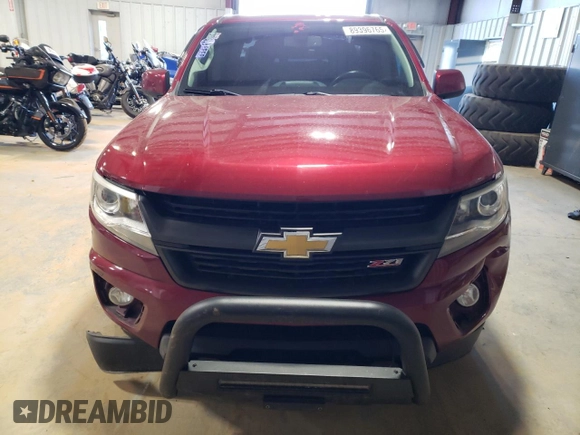 2019 Chevrolet Colorado 2WD Z71 with VIN 1GCGSDEN0K1190089, listed as a Copart auction lot 89396765 with 101,218 mi miles and Salvage Title. Bid and sale history available at carsss.com. Image 5.