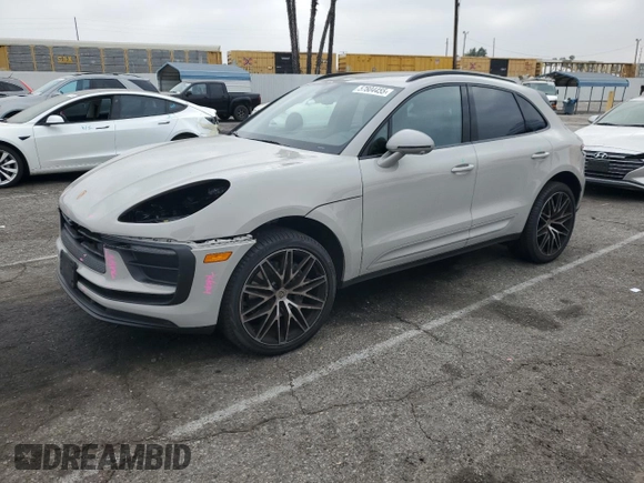 2024 Porsche Macan with VIN WP1AA2A59RLB18288, listed as a Copart auction lot 57804455 with 7,480 mi miles and Salvage title. Bid and sale history available at DreamBid. Image 1.