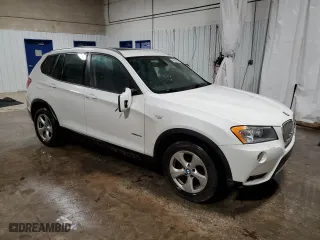 2011 BMW X3 28i with VIN 5UXWX5C56BLW14495, listed as a Copart auction lot 46402785 with 119,806 mi miles and Salvage Title. Bid and sale history available at carsss.com. Image 4.