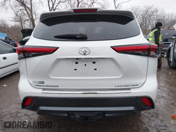 2023 Toyota Highlander L with VIN 5TDKDRBH3PS007987, listed as a IAAI auction lot 41465939 with 17,011 mi miles and . Bid and sale history available at DreamBid. Image 16.