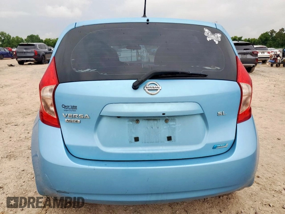 2014 Nissan Note S Plus z VIN 3N1CE2CP0EL380439, wystawiony jako Copart lot #58715235 z przebiegiem 79 106 mil mil oraz Szkoda całkowita • Salvage title. Historia ofert i sprzedaży dostępna na DreamBid. Obrazek 6.