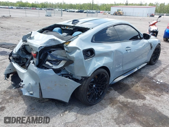 2022 BMW M4 Competition xDrive z VIN WBS43AZ04NCK16515, wystawiony jako IAAI lot #42505726 z przebiegiem Nie podano mil oraz . Historia ofert i sprzedaży dostępna na DreamBid. Obrazek 19.