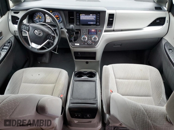 2019 Toyota Sienna LE with VIN 5TDJZ3DC5KS219388, listed as a Copart auction lot 51489465 with 162,353 mi miles and Salvage Title. Bid and sale history available at carsss.com. Image 8.