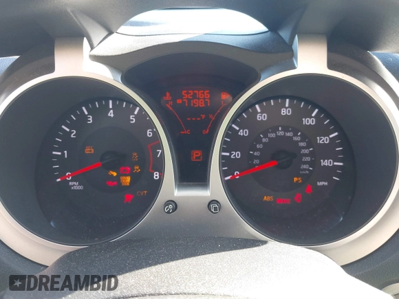 2015 Nissan Juke SV with VIN JN8AF5MR9FT501313, listed as a IAAI auction lot 41902958 with 52,766 mi miles. Bid and sale history available at carsss.com. Image 7.