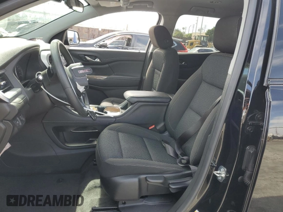 2021 GMC Acadia SLE with VIN 1GKKNKLAXMZ166350, listed as a Copart auction lot 56819585 with 35,668 mi miles and Salvage title. Bid and sale history available at DreamBid. Image 7.