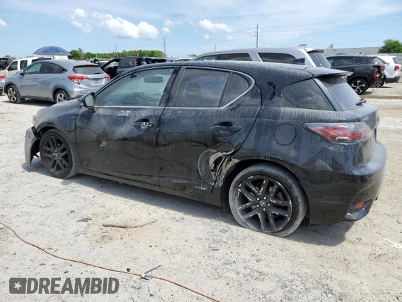 2016 Lexus CT 200h z VIN JTHKD5BH1G2256285, wystawiony jako Copart lot #50878435 z przebiegiem 107 392 mil mil oraz Szkoda całkowita • Salvage title. Historia ofert i sprzedaży dostępna na DreamBid. Obrazek 2.