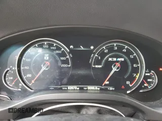 2020 BMW X3 M Competition with VIN 5YMTS0C0XL9B17548, listed as a Copart auction lot 45018825 with 62,670 mi miles and Salvage Title. Bid and sale history available at carsss.com. Image 9.