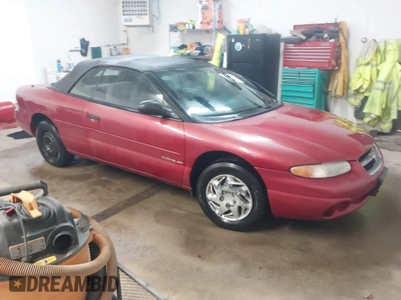 1996 Chrysler Sebring with VIN 3C3EL45X6TT278343, listed as a IAAI auction lot 41743385 with 140,200 mi miles and . Bid and sale history available at DreamBid. Image 1.
