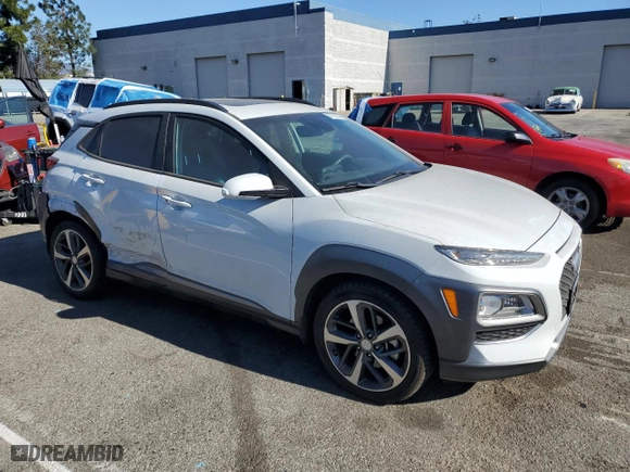 2019 Hyundai Kona Ultimate with VIN KM8K53A55KU197874, listed as a Copart auction lot 87752805 with 33,551 mi miles and Salvage Title. Bid and sale history available at carsss.com. Image 4.