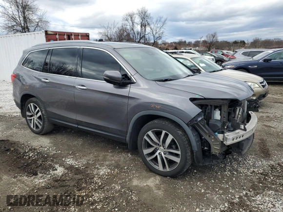 2017 Honda Pilot Elite with VIN 5FNYF6H03HB076656, listed as a Copart auction lot 47476465 with 168,840 mi miles and Salvage Title. Bid and sale history available at DreamBid. Image 4.