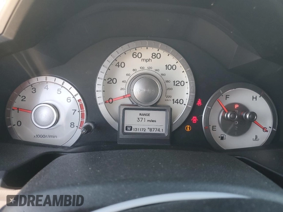 2011 Honda Pilot EX-L with VIN 5FNYF3H75BB055553, listed as a Copart auction lot 49428665 with 131,172 mi miles and Salvage Title. Bid and sale history available at DreamBid. Image 9.