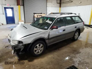 1999 Subaru Legacy Outback with VIN 4S3BG6852X7622611, listed as a Copart auction lot 46237695 with 137,366 mi miles and Salvage title. Bid and sale history available at DreamBid. Image 1.