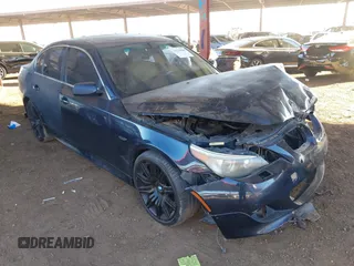 2006 BMW 5 Series 550i with VIN WBANB53566CP02302, listed as a IAAI auction lot 41238940 with 117,939 mi miles and . Bid and sale history available at DreamBid. Image 1.