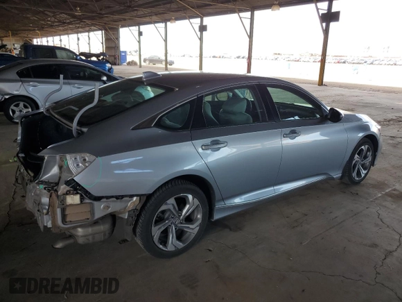 2018 Honda Accord EX with VIN 1HGCV1F47JA136590, listed as a Copart auction lot 53851585 with 100,260 mi miles and Salvage Title. Bid and sale history available at DreamBid. Image 3.