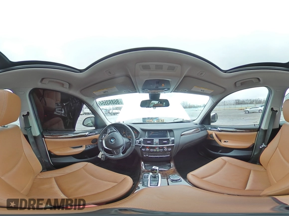 2016 BMW X3 xDrive28i with VIN 5UXWX9C58G0D63675, listed as a Copart auction lot 86893554 with 91,722 mi miles and Salvage Title. Bid and sale history available at carsss.com. Image 16.