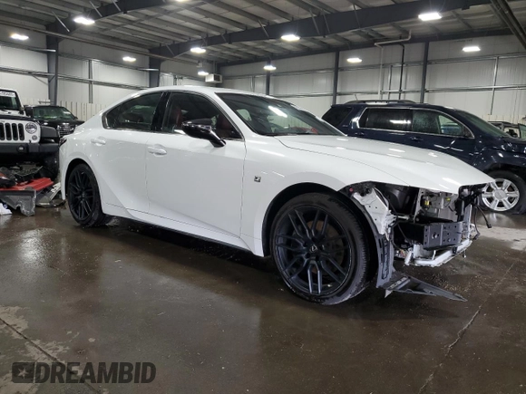 2021 Lexus IS 350 F Sport with VIN JTHGZ1E25M5019817, listed as a Copart auction lot 50634865 with 38,414 mi miles and Salvage Title. Bid and sale history available at DreamBid. Image 4.