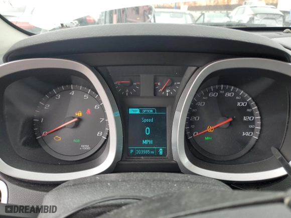2015 Chevrolet Equinox LT with VIN 2GNALBEK5F6303851, listed as a Copart auction lot 50466925 with 203,985 mi miles and Clean Title. Bid and sale history available at carsss.com. Image 9.