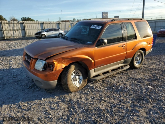2001 Ford Explorer Sport with VIN 1FMYU60E81UA48454, listed as a Copart auction lot 84648414 with 121,671 mi miles and Salvage Title. Bid and sale history available at carsss.com. Image 1.