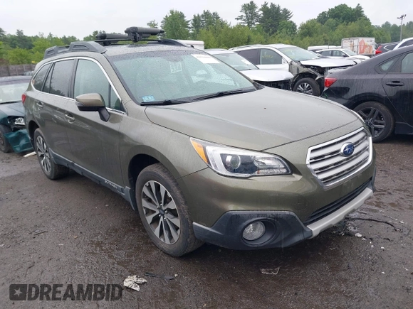 2015 Subaru Outback Limited with VIN 4S4BSENC6F3317707, listed as a IAAI auction lot 42514466 with 108,099 mi miles and . Bid and sale history available at DreamBid. Image 1.