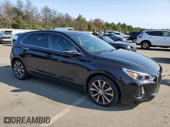 2018 Hyundai Elantra GT with VIN KMHH35LE1JU075536, listed as a Copart auction lot 68911444 with 73,237 mi miles and Salvage Title. Bid and sale history available at carsss.com. Image 4.