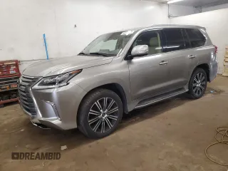 2018 Lexus LX 570 with VIN JTJHY7AX8J4256538, listed as a Copart auction lot 54944985 with 139,304 mi miles and Salvage title. Bid and sale history available at DreamBid. Image 1.
