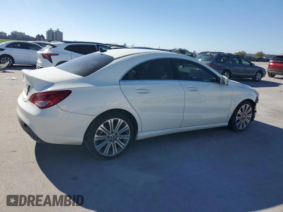 2018 Mercedes-Benz CLA 250 with VIN WDDSJ4EB2JN606210, listed as a Copart auction lot 49222975 with 96,774 mi miles and Salvage Title. Bid and sale history available at DreamBid. Image 3.