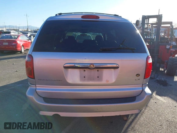 2007 Chrysler Town & Country LWB LX with VIN 2A4GP44R87R352599, listed as a IAAI auction lot 41333800 with 222,417 mi miles. Bid and sale history available at carsss.com. Image 16.