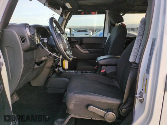 2018 Jeep Wrangler JK Unlimited Sport S with VIN 1C4BJWDG6JL890665, listed as a Copart auction lot 83833854 with 23,390 mi miles and Salvage Title. Bid and sale history available at carsss.com. Image 7.