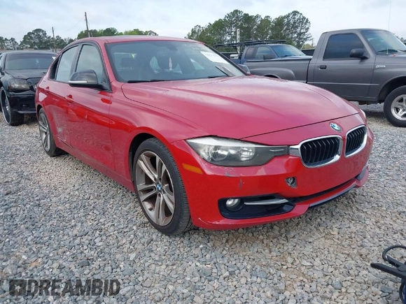 2012 BMW 3 Series 328i with VIN WBA3A5C55CF348003, listed as a IAAI auction lot 42034401 with 207,550 mi miles. Bid and sale history available at carsss.com. Image 1.