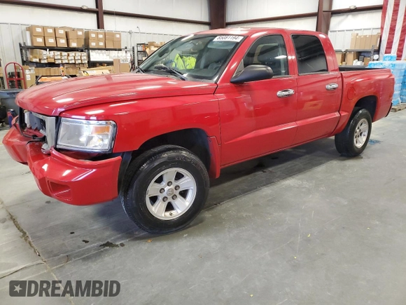 2008 Dodge Dakota SLT with VIN 1D7HE48K38S581338, listed as a Copart auction lot 85081194 with 217,780 mi miles and Salvage Title. Bid and sale history available at DreamBid. Image 1.