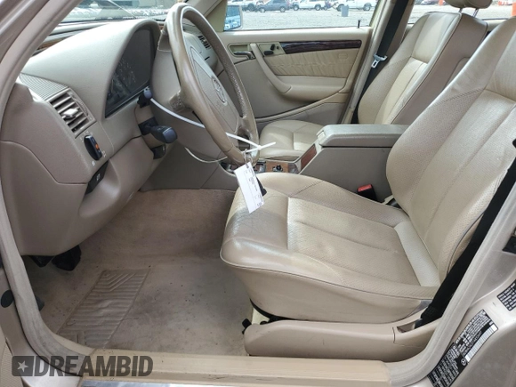 2000 Mercedes-Benz C 230 Kompressor with VIN WDBHA24GXYA855697, listed as a Copart auction lot 52633465 with 191,235 mi miles and Salvage Title. Bid and sale history available at carsss.com. Image 7.